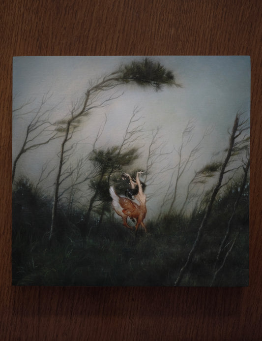 The Dancing Doe • Original Oil Painting