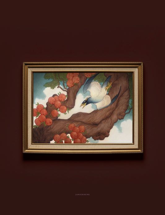 Myna & Birds • Limited Edition Print