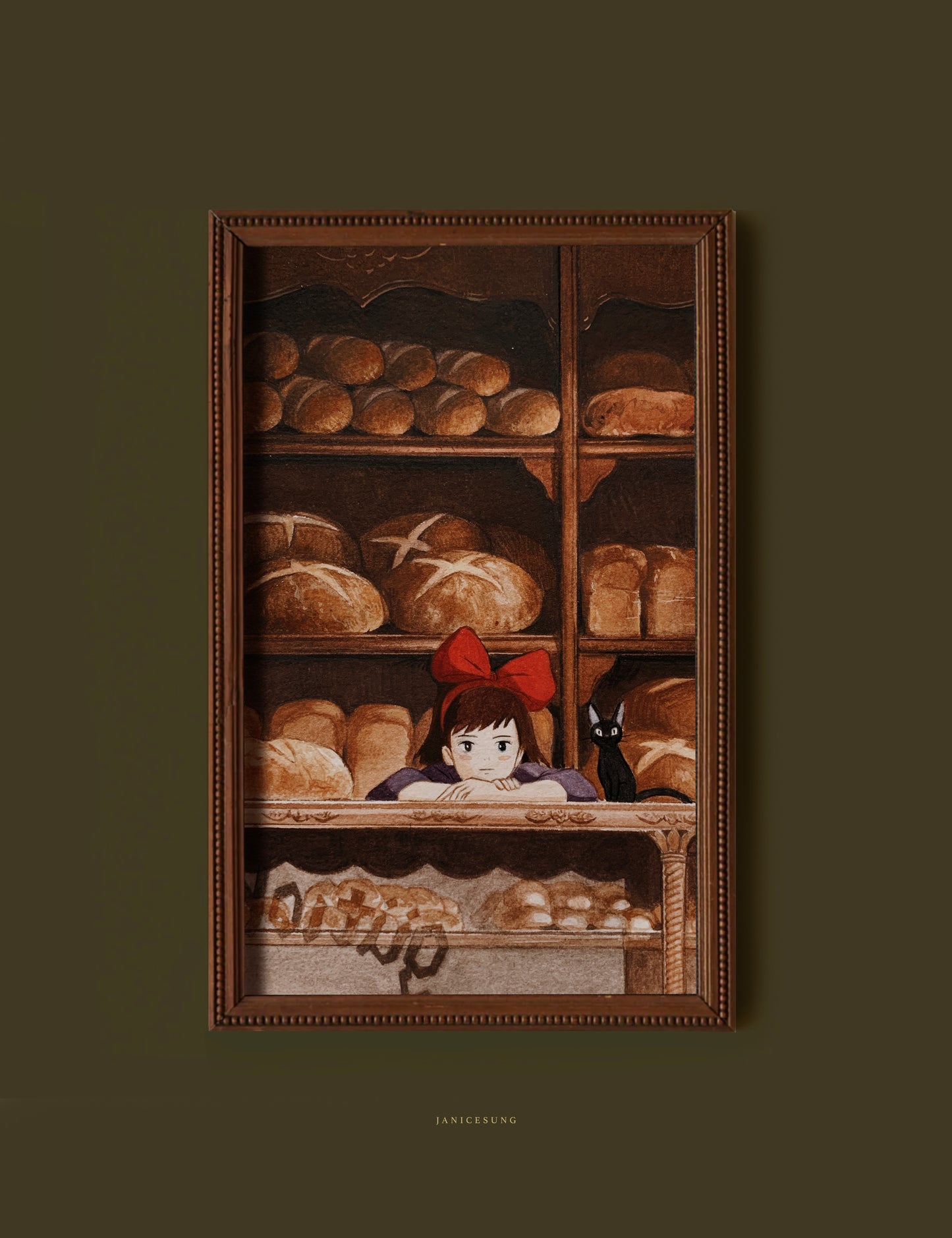 Kiki at the Bakery