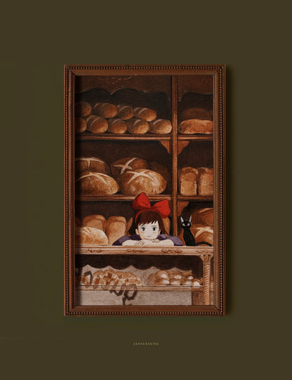 Kiki at the Bakery